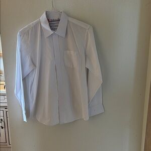 Kids White Button Down Shirt
